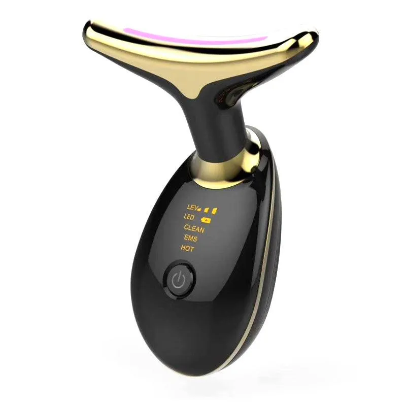 At-Home Neck Lift & Wrinkle Reducer: EMS Microcurrent & LED Photon Therapy