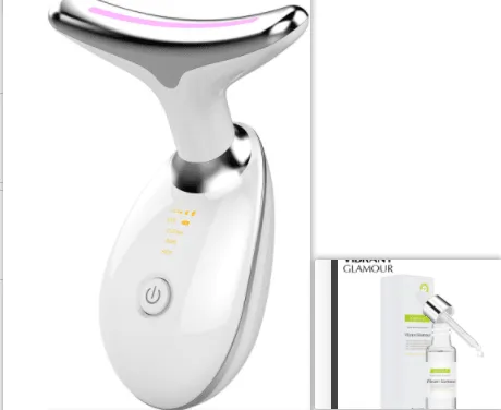 At-Home Neck Lift & Wrinkle Reducer: EMS Microcurrent & LED Photon Therapy