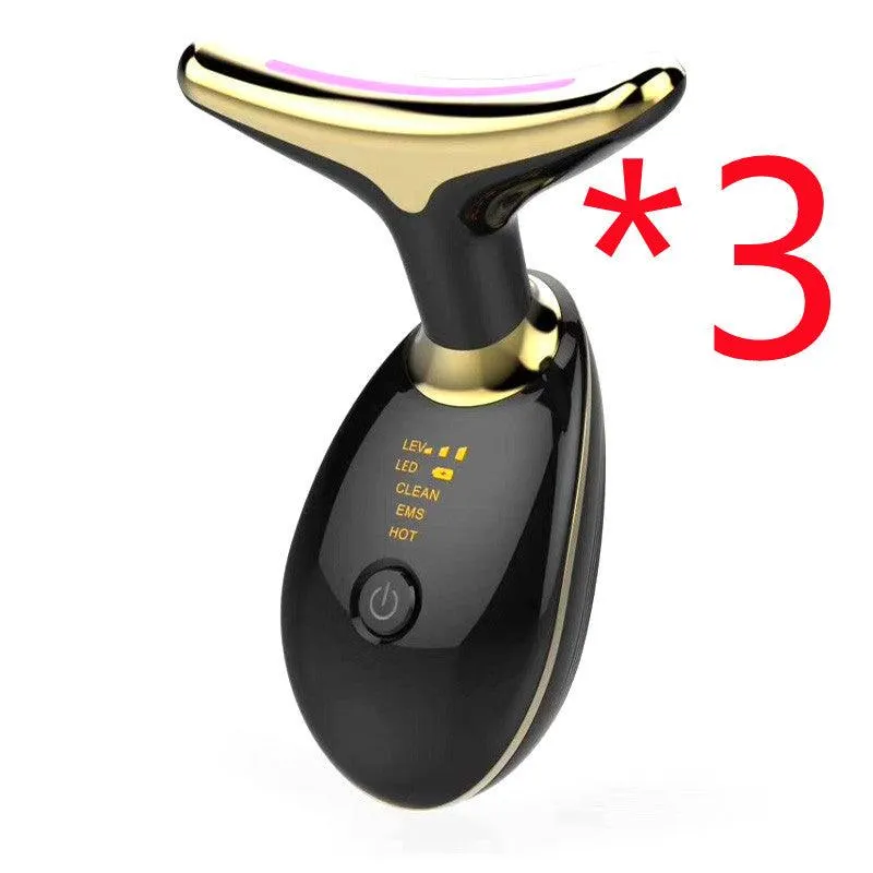 At-Home Neck Lift & Wrinkle Reducer: EMS Microcurrent & LED Photon Therapy