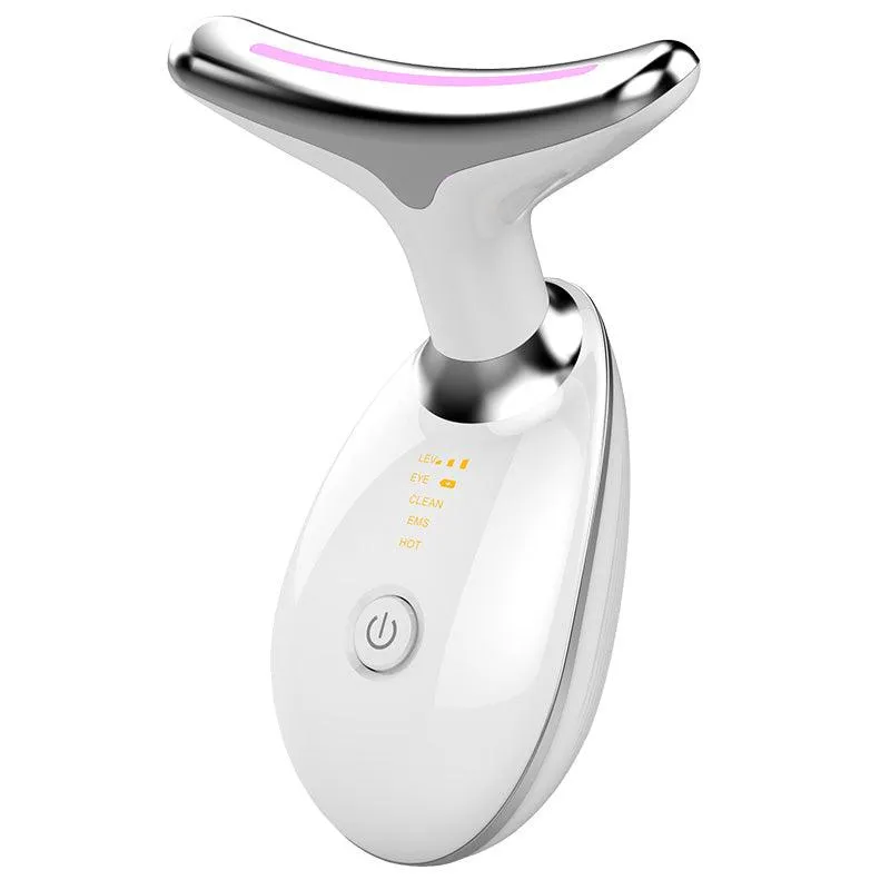 At-Home Neck Lift & Wrinkle Reducer: EMS Microcurrent & LED Photon Therapy