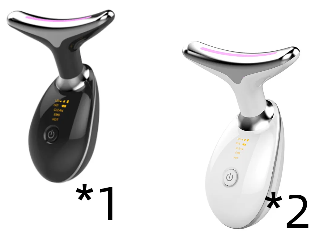 At-Home Neck Lift & Wrinkle Reducer: EMS Microcurrent & LED Photon Therapy