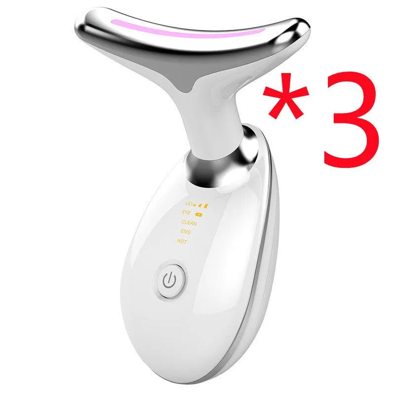 At-Home Neck Lift & Wrinkle Reducer: EMS Microcurrent & LED Photon Therapy