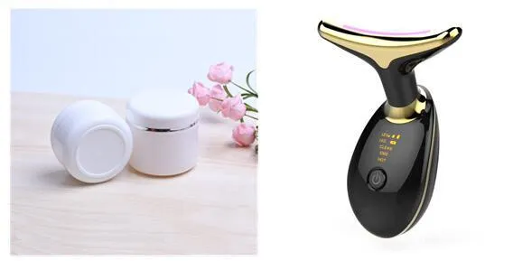 At-Home Neck Lift & Wrinkle Reducer: EMS Microcurrent & LED Photon Therapy