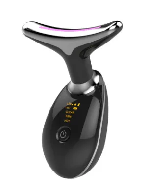 At-Home Neck Lift & Wrinkle Reducer: EMS Microcurrent & LED Photon Therapy