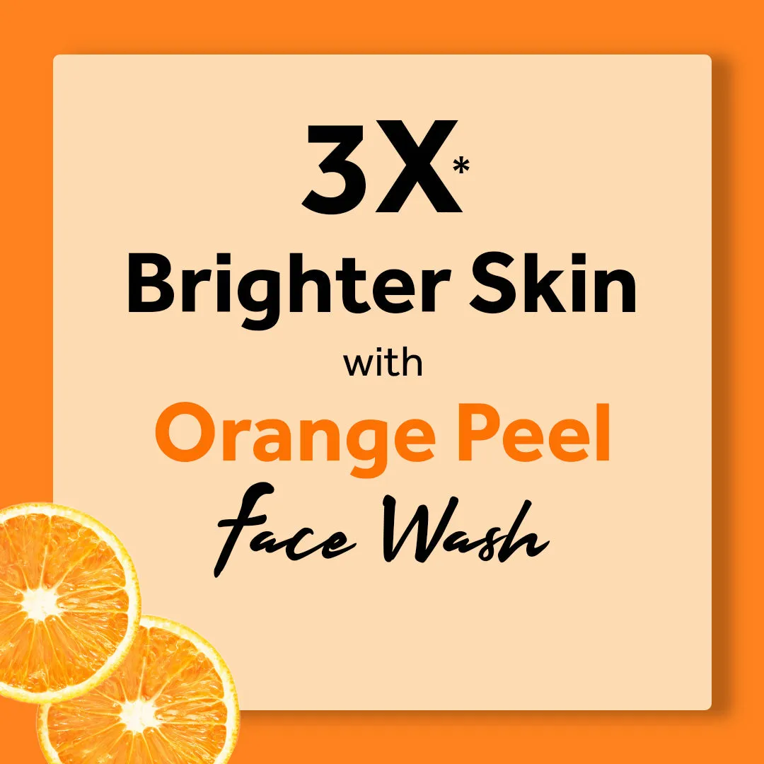 atulya Orange Peel Foaming Face Wash with Silicone Brush - 150ml (Buy Any3 Products & Save Rs.300 Use code : RS300)