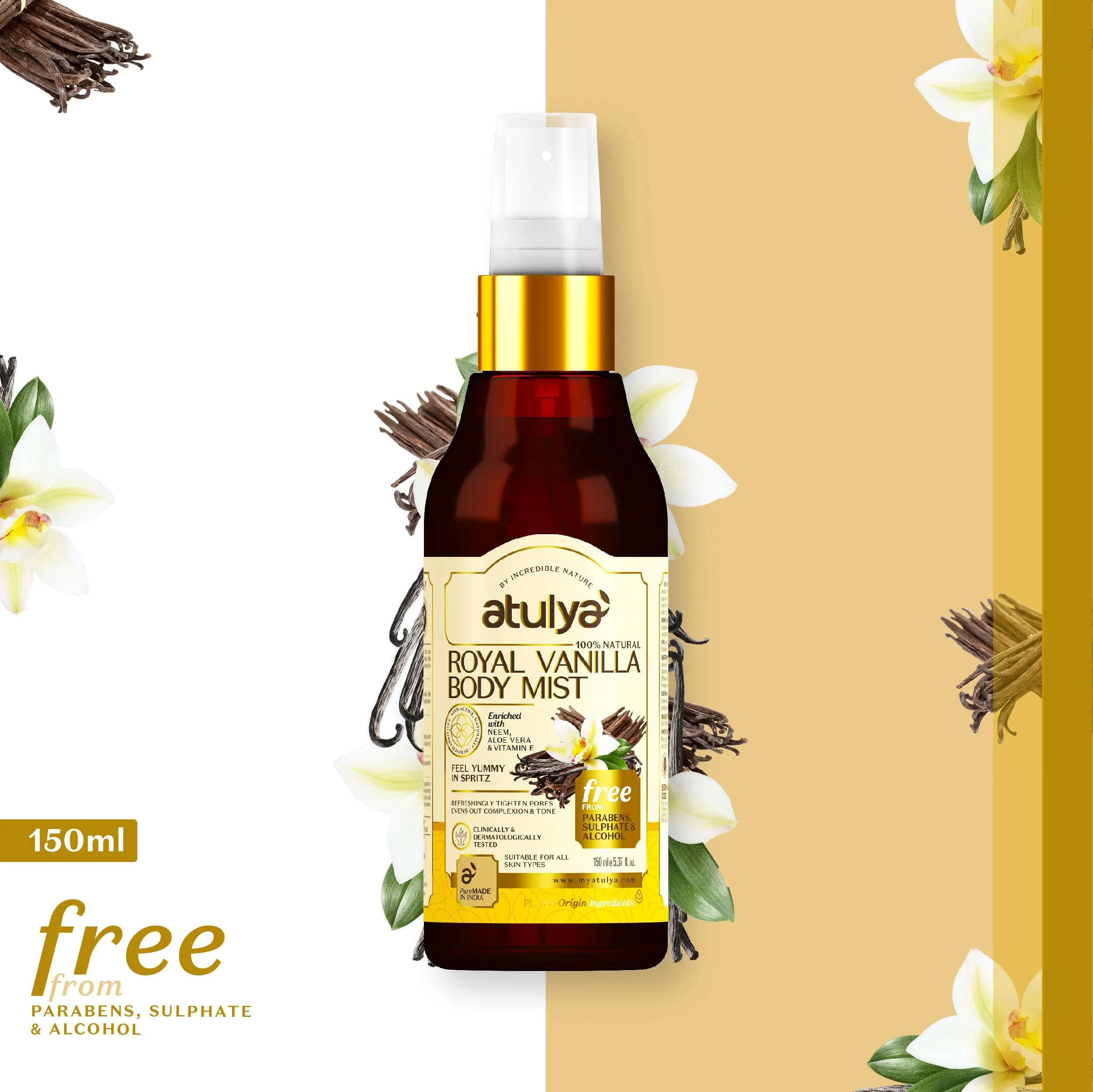 atulya Royal Vanilla Body Mist