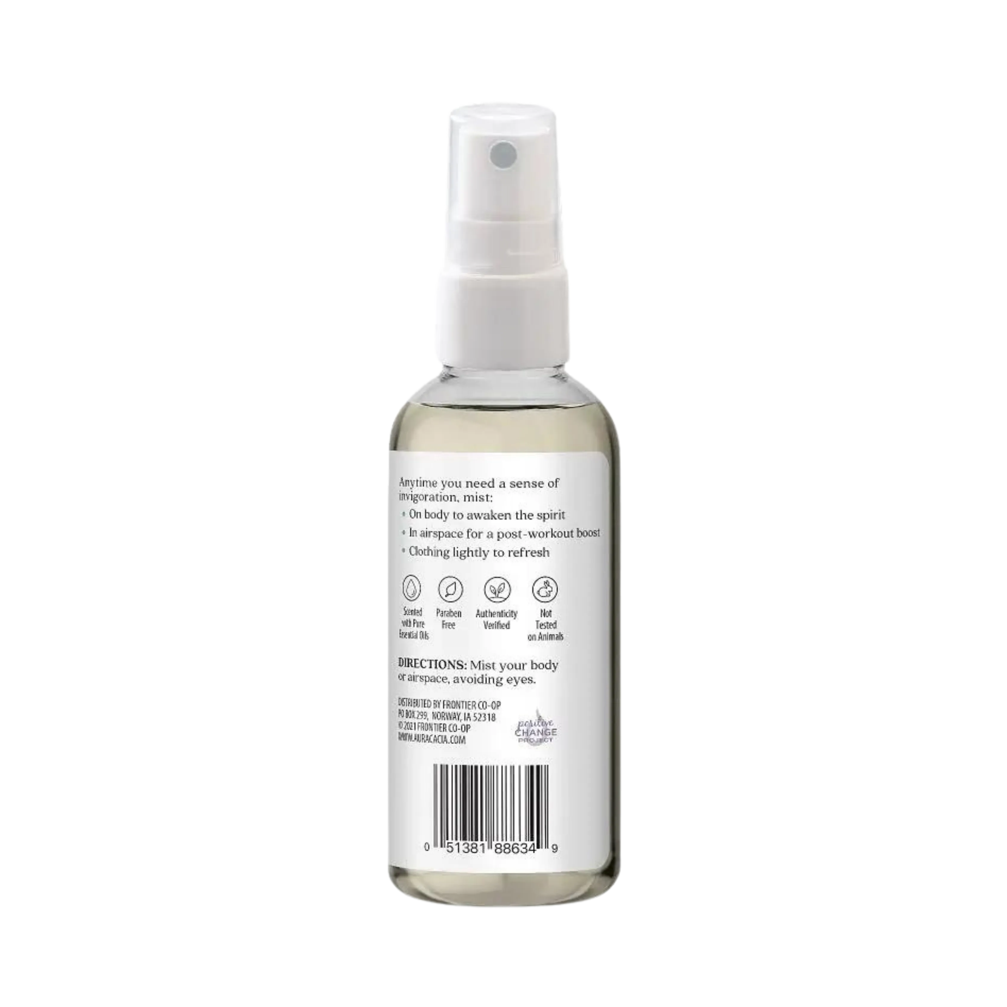 Aura Cacia, Ginger & Mint Aromatherapy Mist, 4 Oz