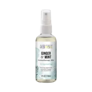 Aura Cacia, Ginger & Mint Aromatherapy Mist, 4 Oz