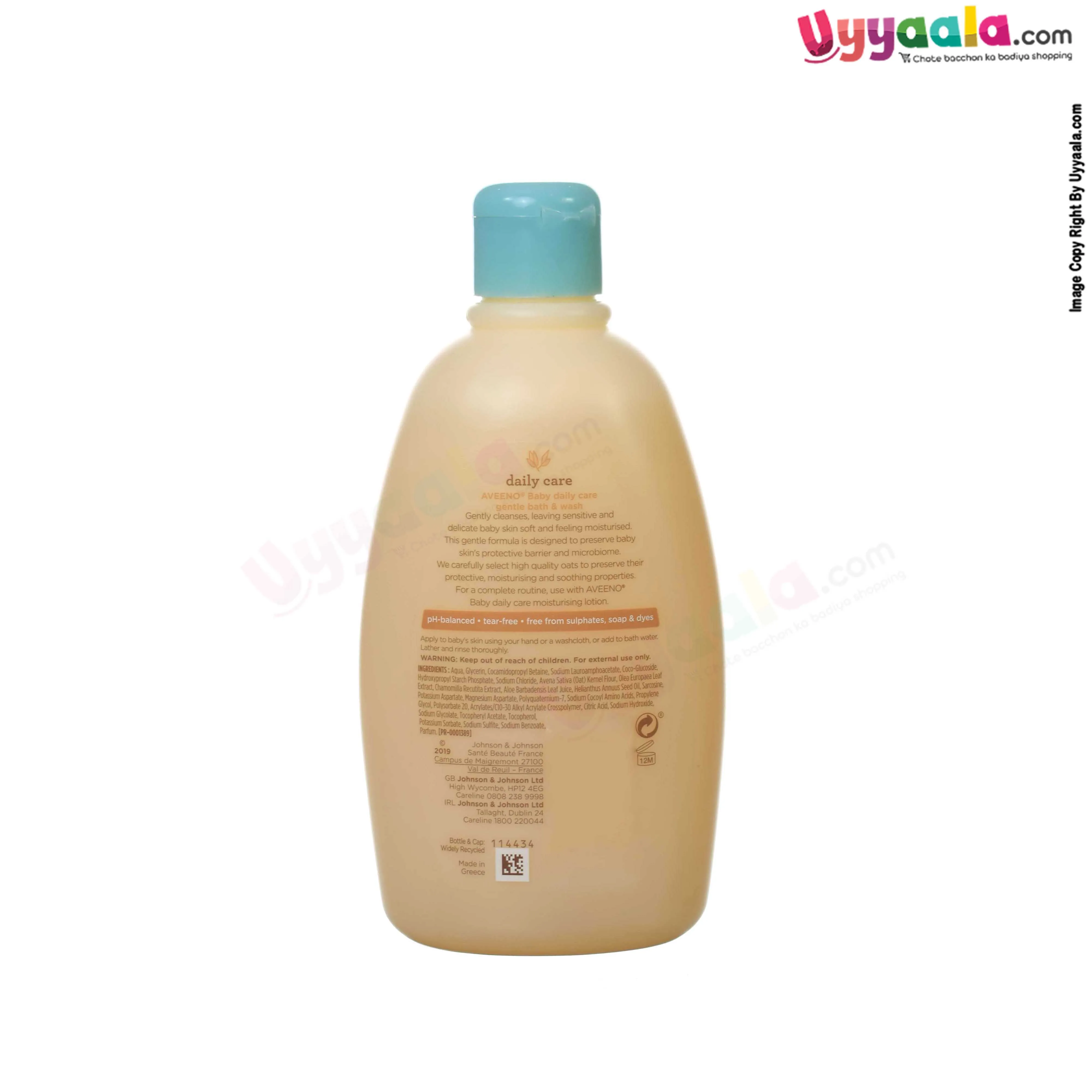 AVEENO BABY Daily care gentle bath & wash for sensitive skin 500ml