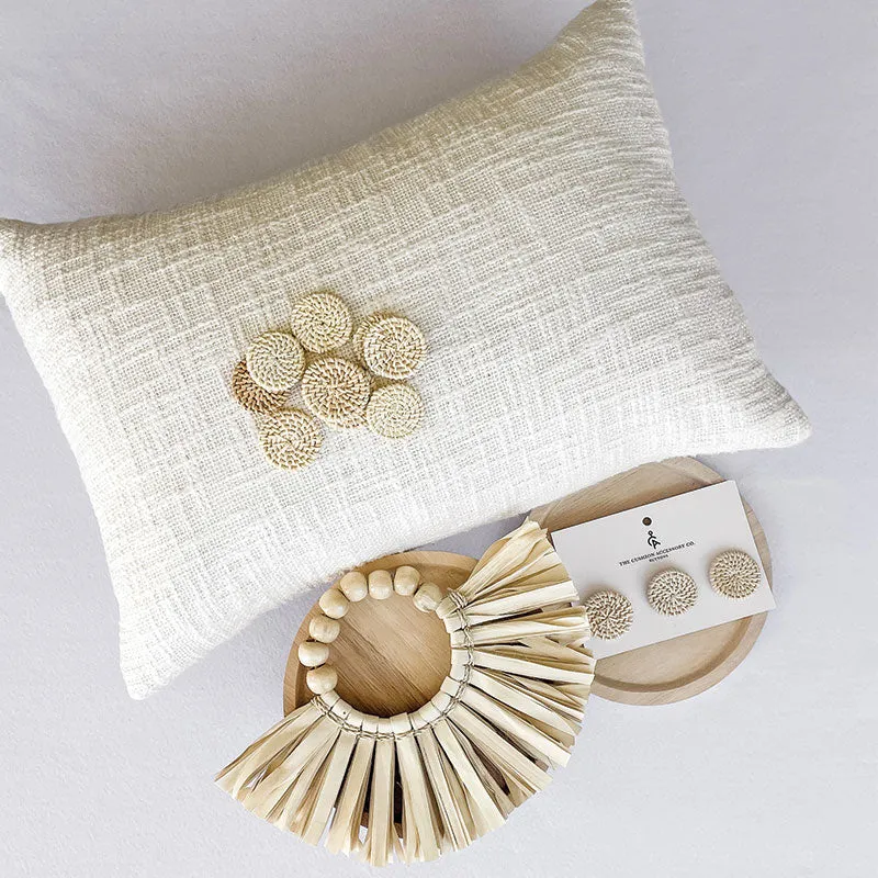 BAMBOO DISK BEADED RING