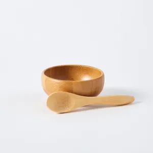 Bamboo Face Mask Bowl   Spoon
