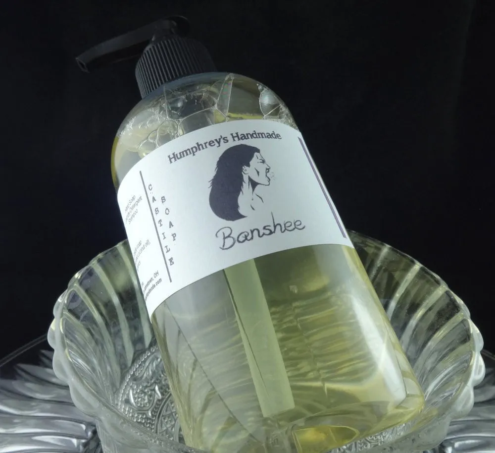 BANSHEE Women's Body Wash | 8 oz | Redwood Saffron Scent