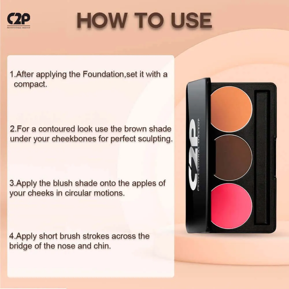 BASIC TRIO 1 (BLUSHER & CONTOUR) (13 gm)