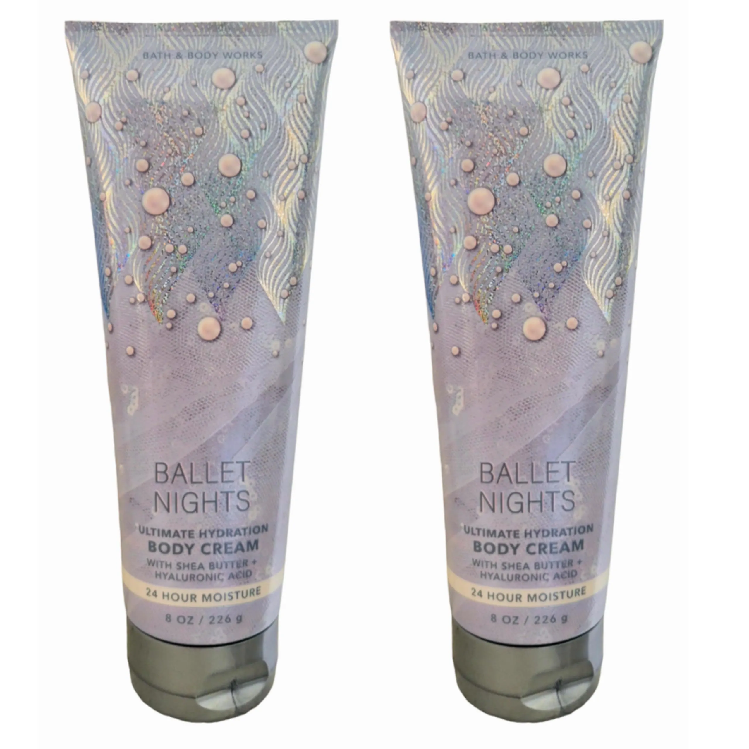 Bath & Body Works Ultra Shea Body Cream, 8oz Each, Pack of 2 (Ballet Nights)