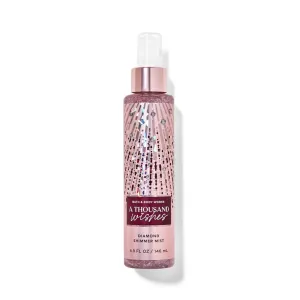 BATH AND BODY WORKS A Thousand Wishes dimond shimmer mist مست معطر للجسم مع الكلتر من باث اند بودي ووركس