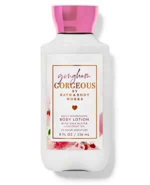 BATH AND BODY WORKS Gingham Gorgeous Daily Nourishing Body Lotion With Shea Butter   Coconut Oil 24 Hours Moisture لوشن الجسم من باث اند بادي ووركس