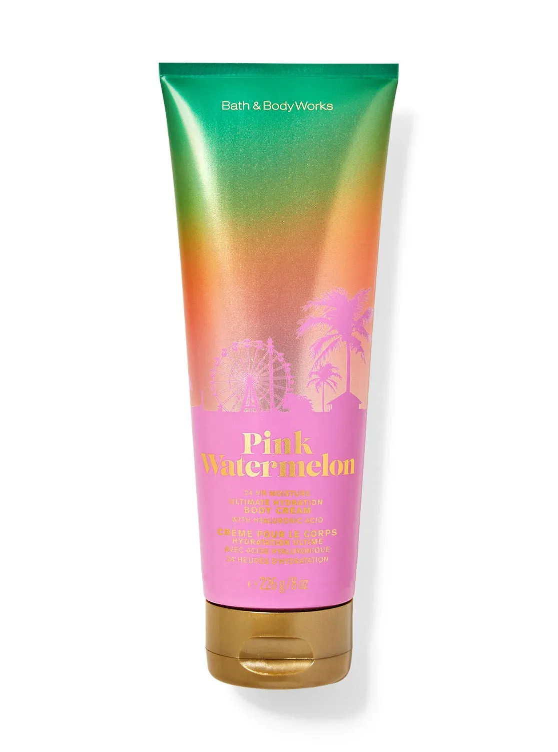 BATH AND BODY WORKS pink watermelon ultimate hydration Body Cream with hyaluronic acid كريم الجسم من باث اند بودي ووركس