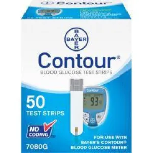 Bayer Contour Test Strips 50/box