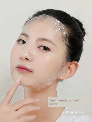 Beauty Salon Plastic Spa Tools Transparent Mask
