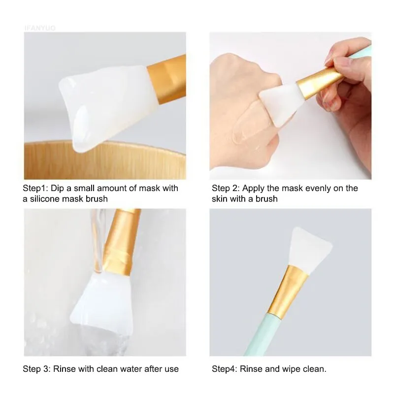 Beauty Silicone Brush Gel Glue Resin Jewelry Making Tools