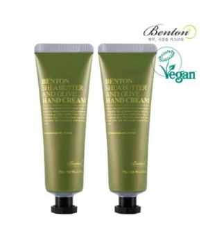 BENTON Shea Butter and Olive Hand Cream 50g*2ea