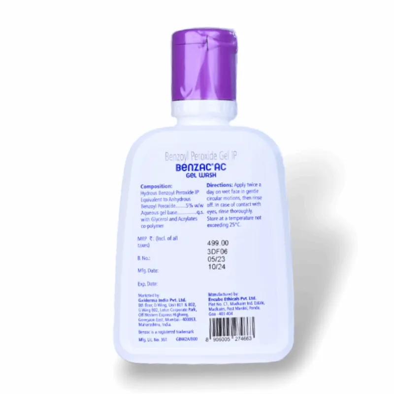 Benzac AC 5% Gel Wash