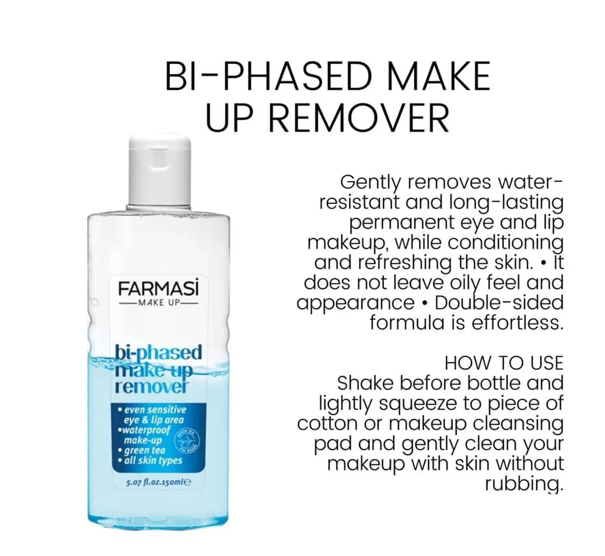 Bi-Phased Make Up Remover | Farmasi