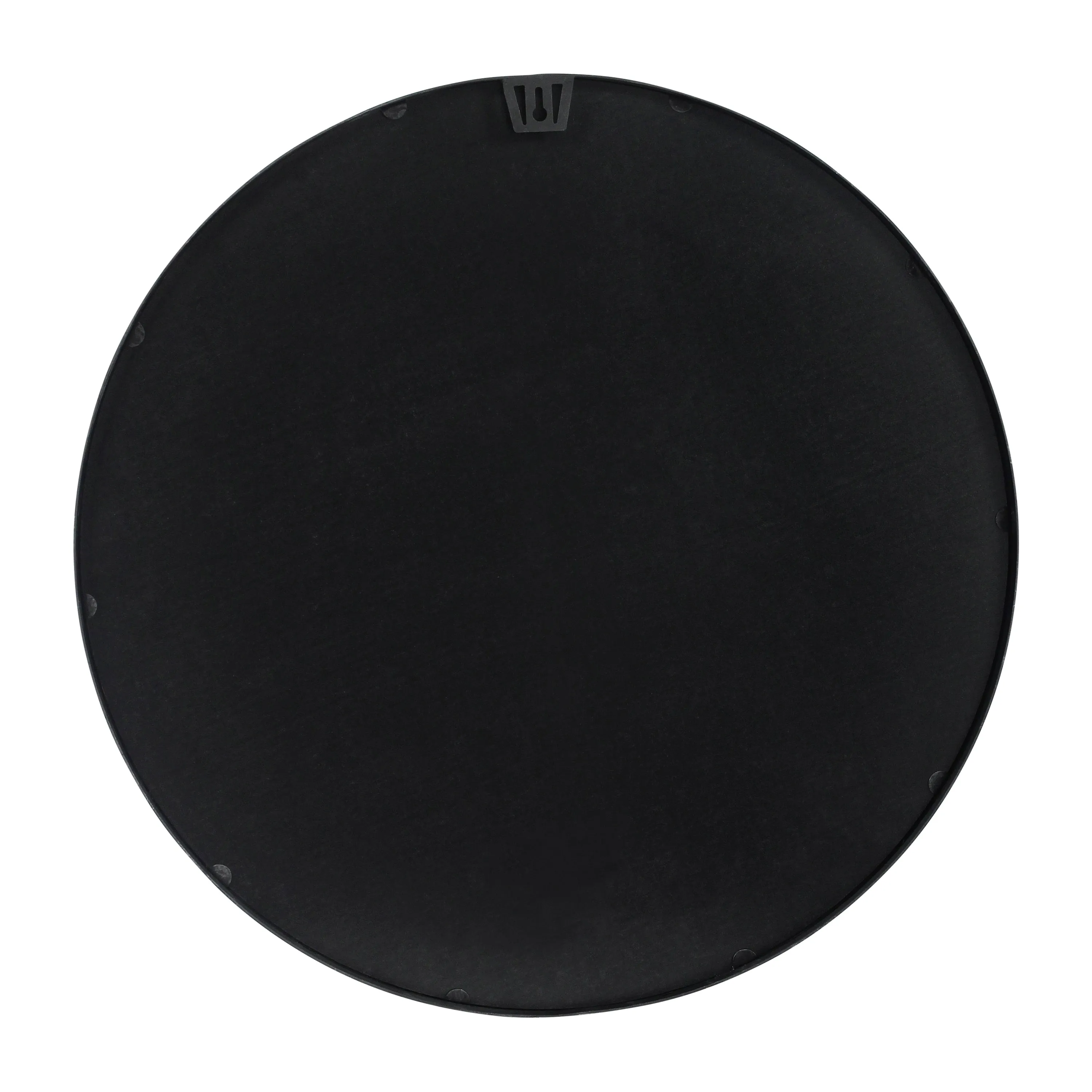 Black 30" Round Wall Mirror HMHD-22M116YA-BLK-GG