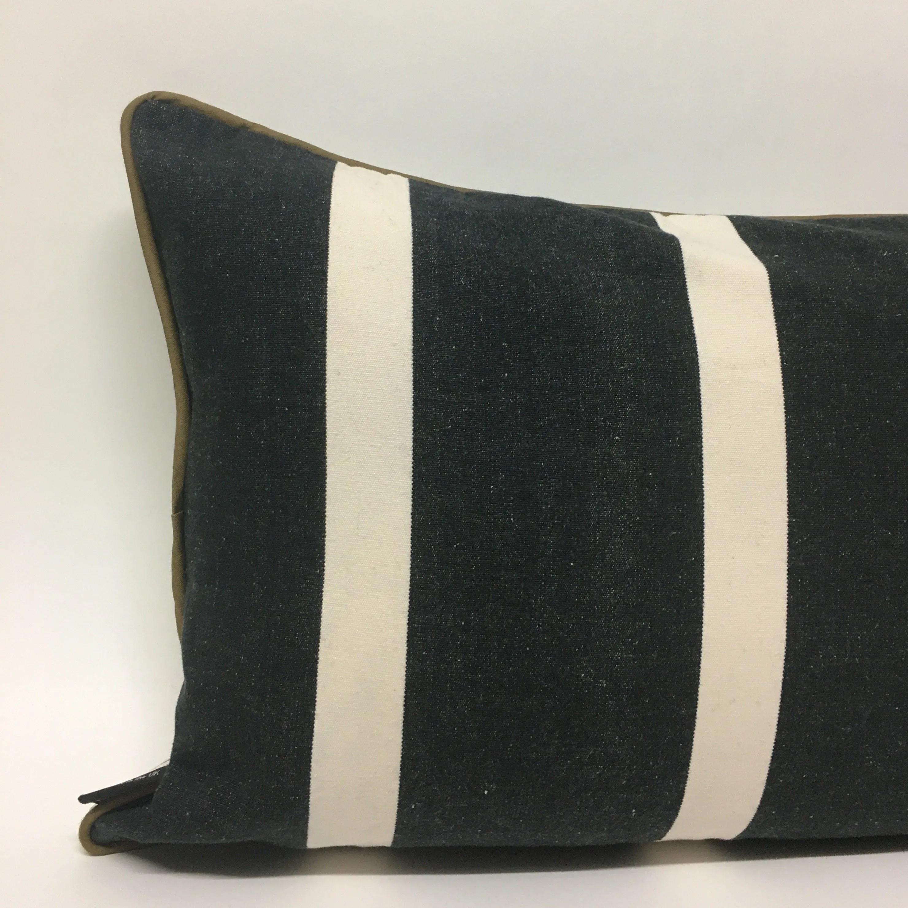 Black   White Striped Cushions