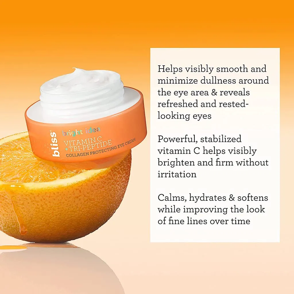 BLISS VITAMIN C   TRI-PEPTIDE COLLAGEN PROTECTING EYE CREAM