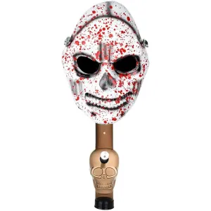 Bloody Skull Gas Mask Acrylic Bong 8"