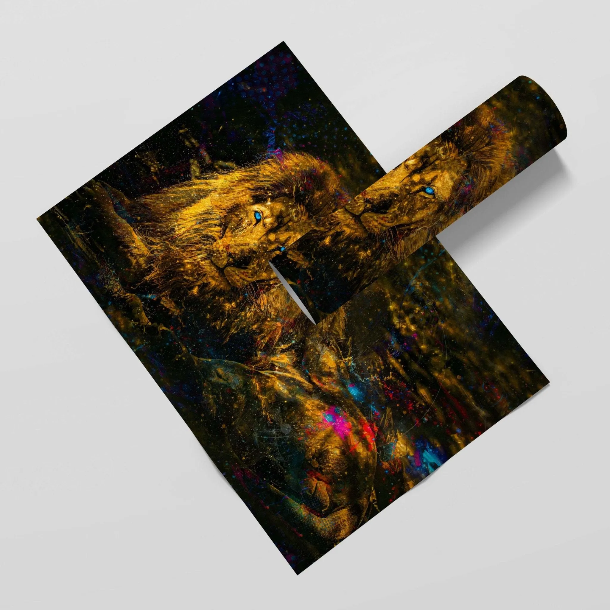 Blue Eyes Semi-gloss Print