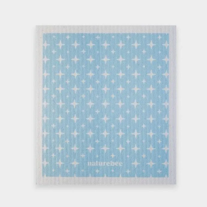 Blue Nature Bee Sponge Cloth Set