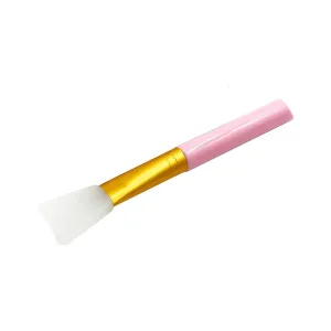 BNP 1 Pc Facial Mask Brush Soft Silicone Hairless Body Lotion And Body Butter Facial Mud Mask Applicator Tools (Pink) Pink