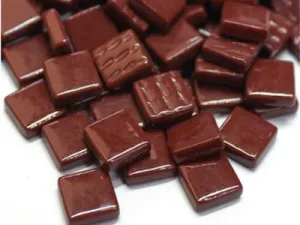Bordeaux Gloss Glass Tiles 1.2cm  - 1kg (Special Order Product)