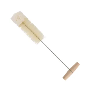 Bottle Cleaning Brush with Wood Grip