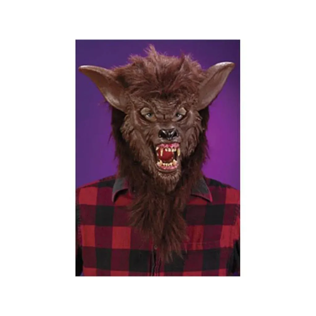 BROWN WEREWOLF MASK