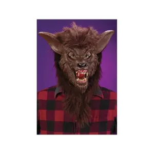 BROWN WEREWOLF MASK