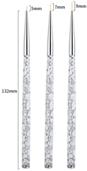 Brush Set | Beauty Artists Liner Art Brush (3in1)
