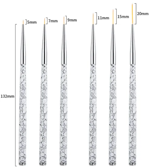 Brush Set | Beauty Artists Liner Art Brush (3in1)