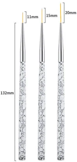 Brush Set | Beauty Artists Liner Art Brush (3in1)