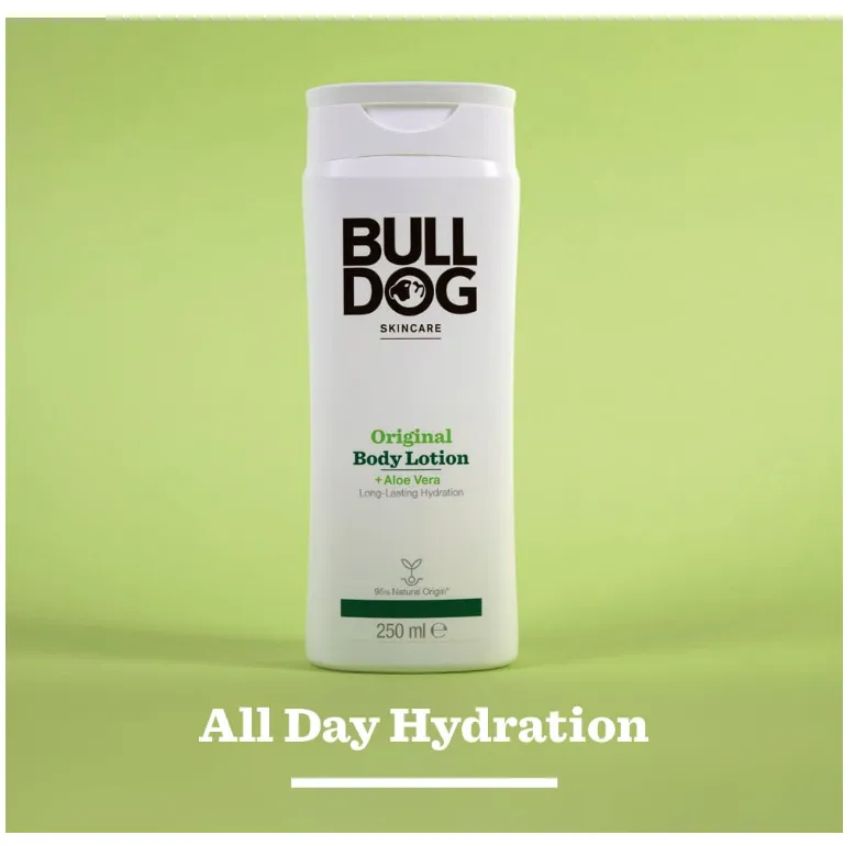 BULLDOG - Bodycare for Men Original Body Lotion Hydrates and Nourishes Skin 250 ml