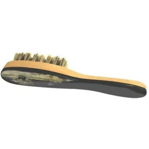 Burrows & Hare Ox Horn Topped & Wild Boar Bristled Pocket Size Beard Brush