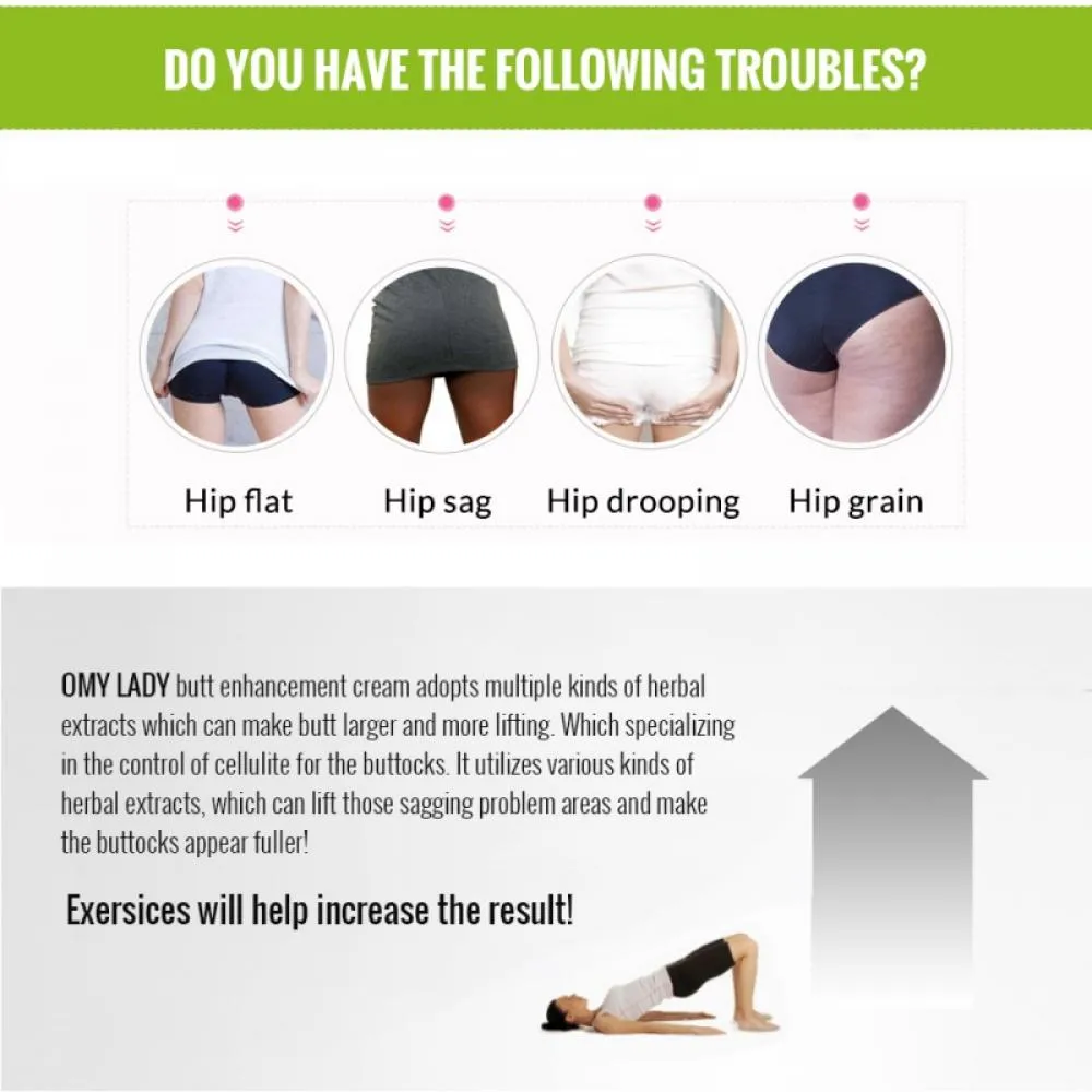 Butt Enchancement Cream Sexy Hip Buttock Enlargement