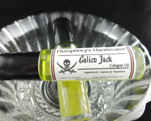 CALICO JACK Cologne Oil | Men's Roll On Jojoba Oil | Spicy | Lavender | Amber | Lemon | Sage | Sandalwood
