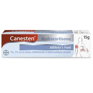 Canesten Hydrocortisone Triple Action Athletes Foot Cream 15g