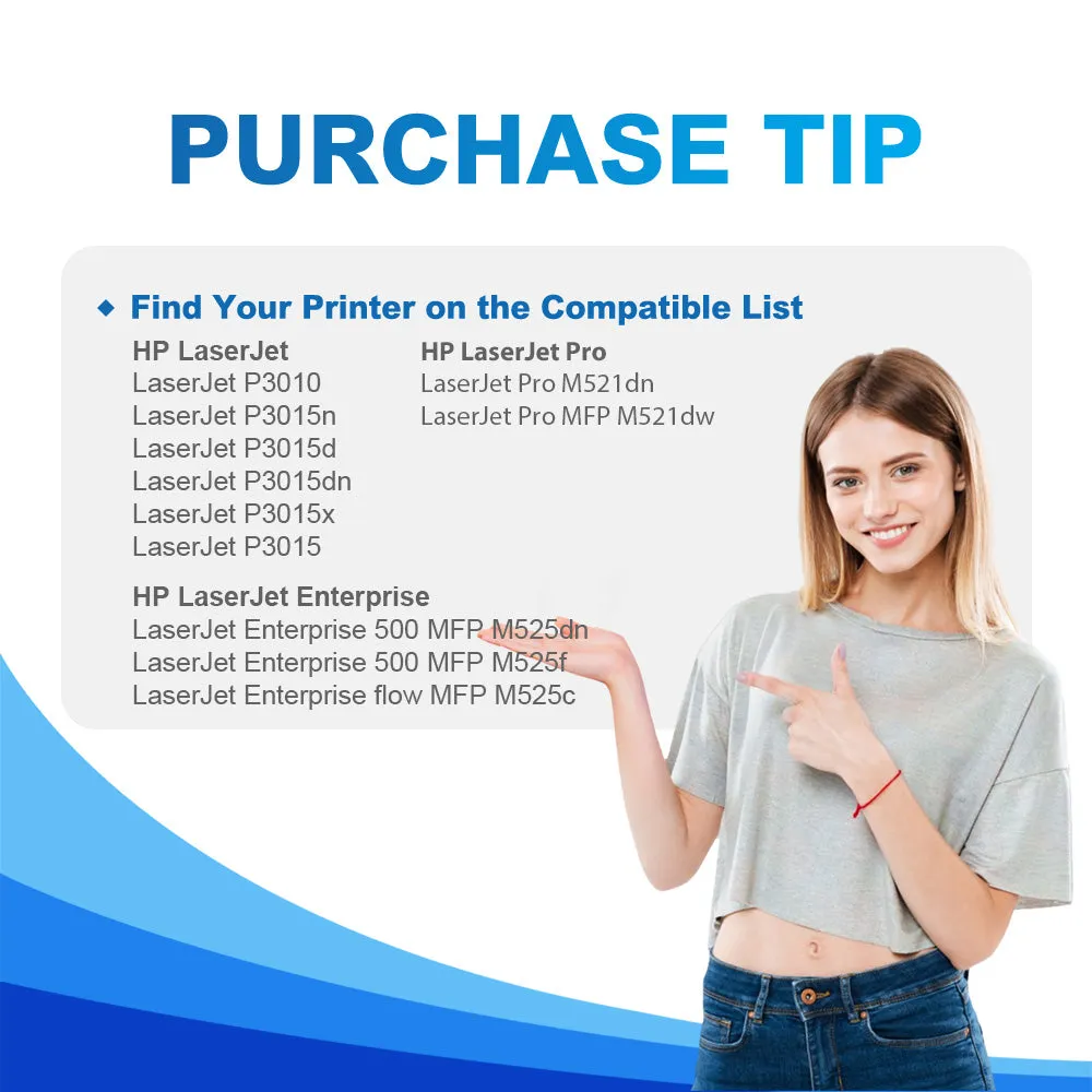 CE255X - Compatible HP 55X Toner Cartridge - High Yield