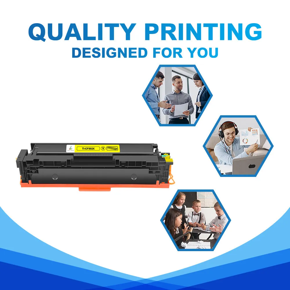 CF502X - Compatible HP 202X Yellow Toner Cartridge - High Yield