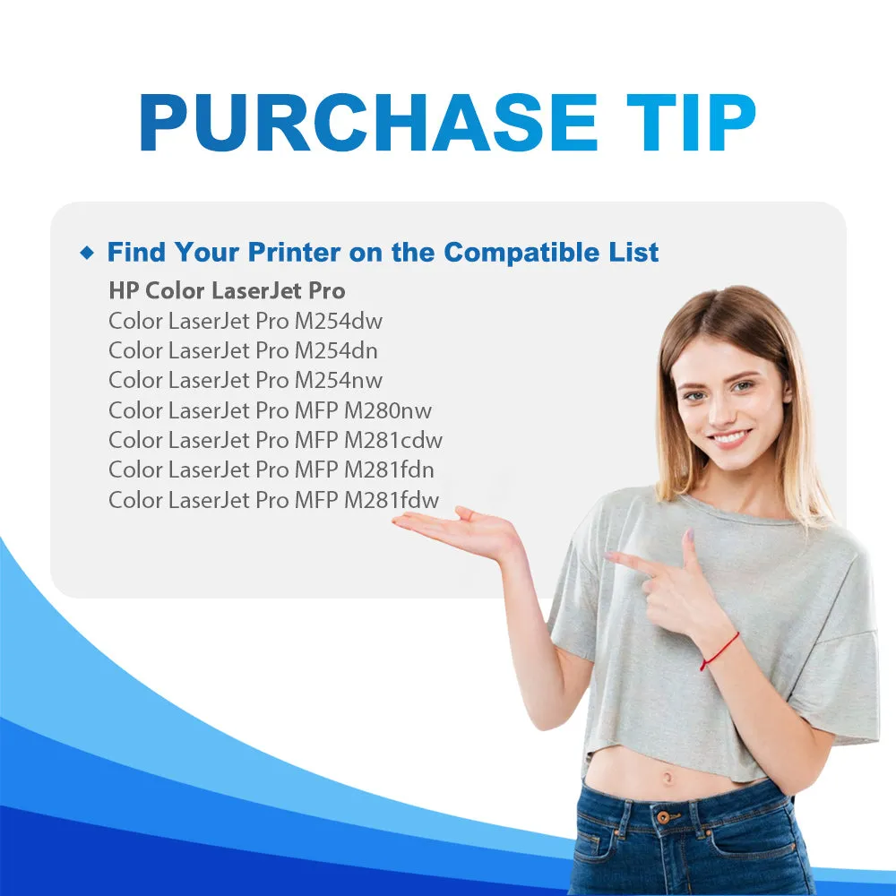 CF502X - Compatible HP 202X Yellow Toner Cartridge - High Yield