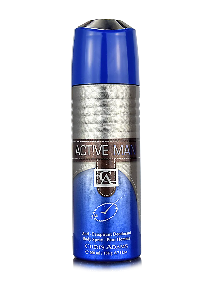 Chris Adams Body Spray Active Man 200ml